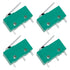 KW4-3Z Micro Limit Switch Three-Pin Roller Waterproof Travel Limit Switch Micro Switch with Lever Green 4PCS...